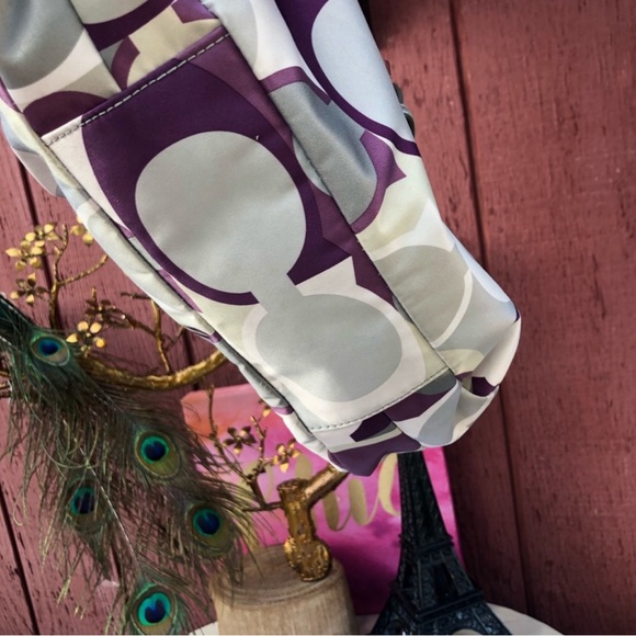 17406 Coach print bag VG cond Soho - Picture 3 of 5